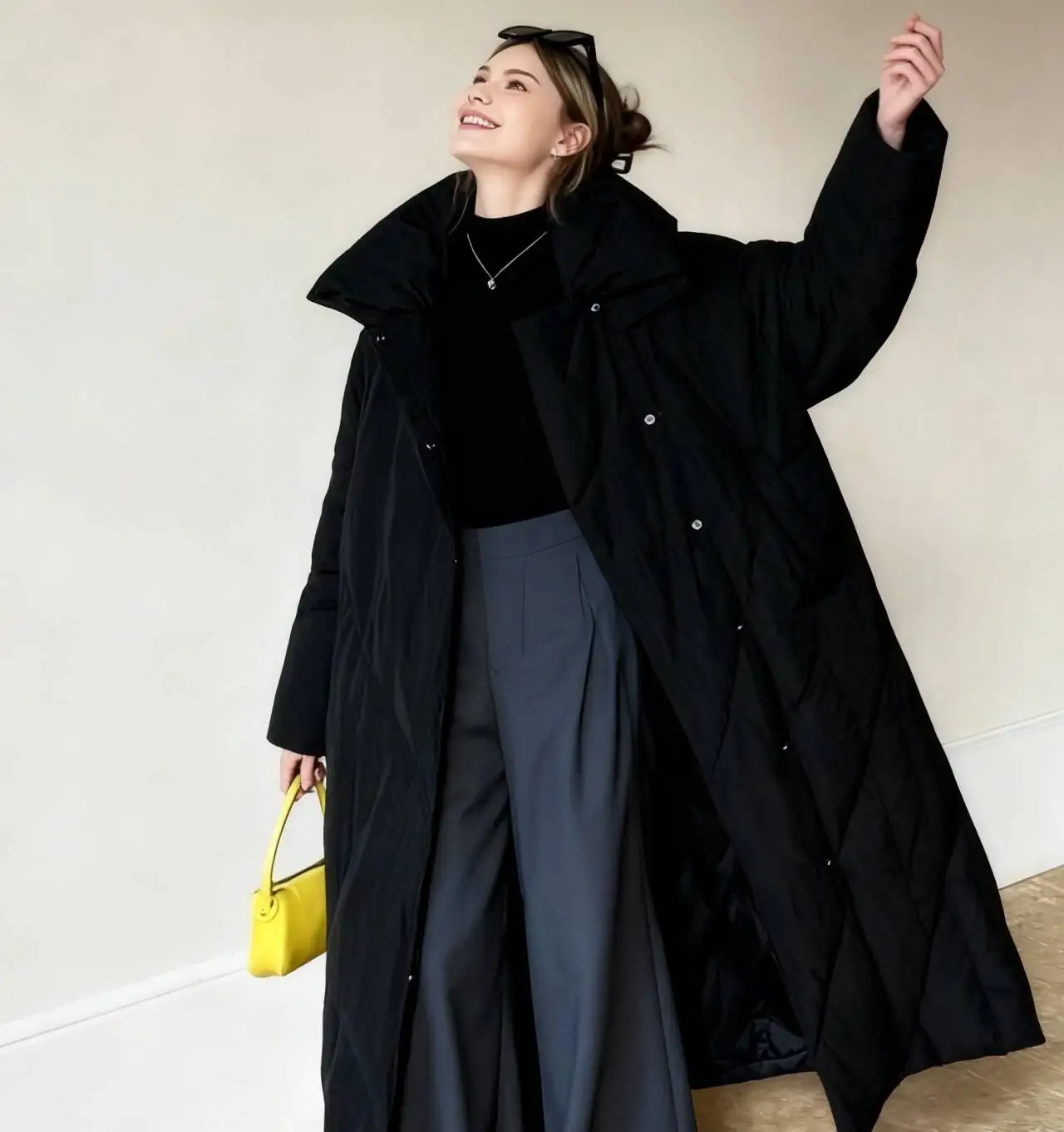 

Парки женские уличные внесезонные с круглым вырезом без пуговиц контрастные повязки с рюшами и вертикальными полосками в горошек софтшелл минималистичный