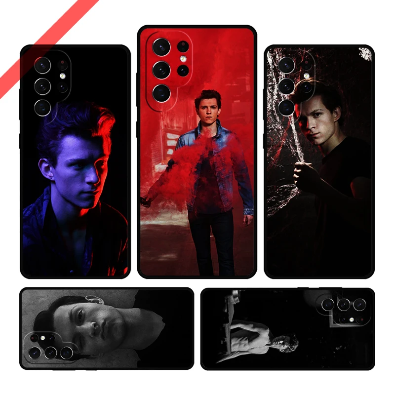 Tom Holland Handsome Phone Case For Samsung Galaxy S20 FE S21 S10 S23 Plus S24 S22 Ultra Coque Note20 Note10 S9 S8 Cover Capa