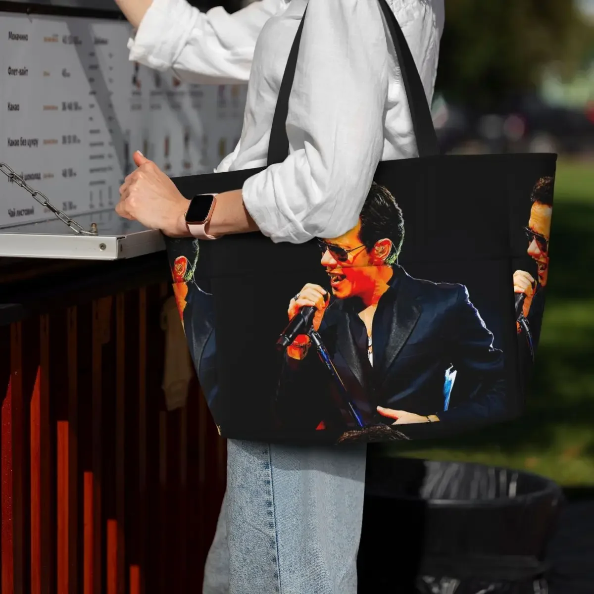 Macho Marc Anthony Tou Beach Tote Bag Sport Gym Yoga Duffle Large Tote Bag Women Travel Bag Fitness bag