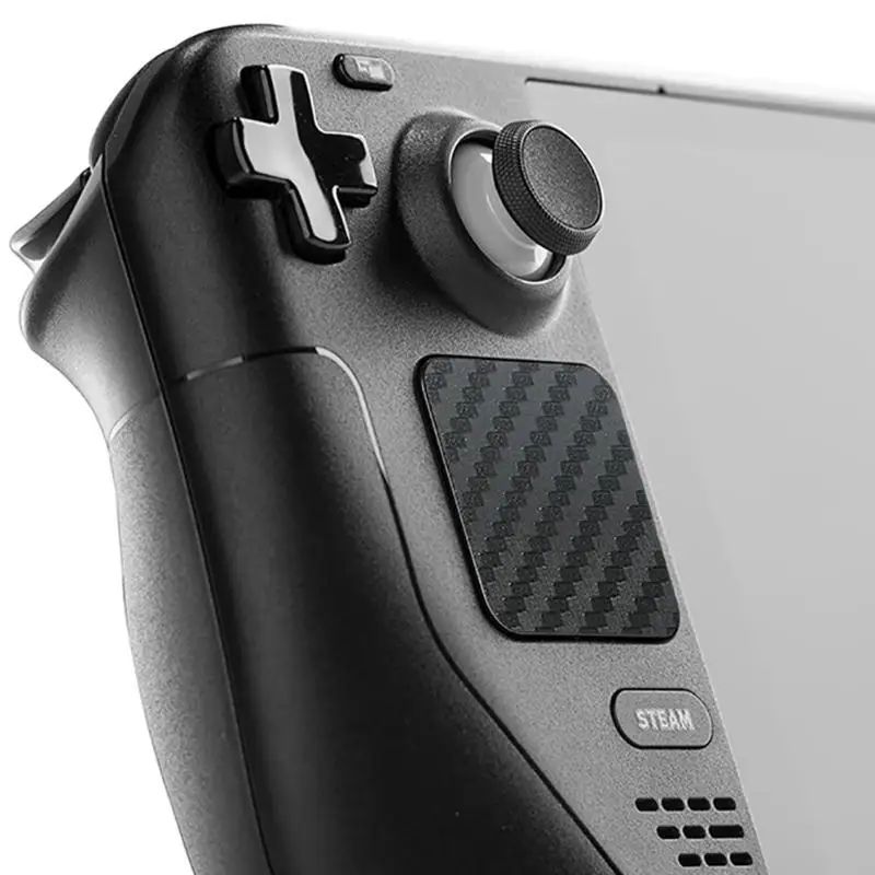 스팀 데크 게임 콘솔 용 보호 트랙 패드 스킨 스티커 스팀 데크 핸드 헬드 게임 액세서리 용 내마모성 PVC 커버