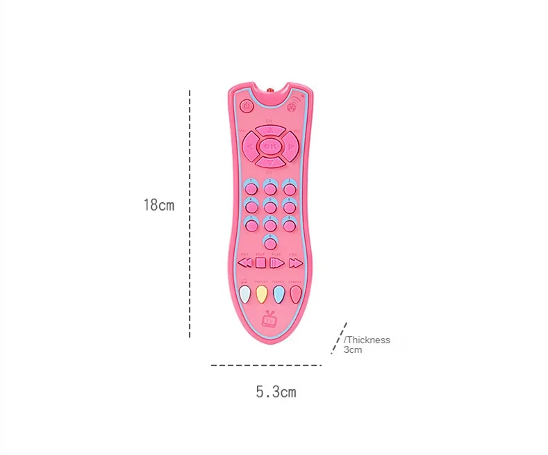 Aprendizagem precoce interativa bebê brinquedo telefone inteligente TV remoto com números para o desenvolvimento de habilidades cognitivas coordenação mão-olho