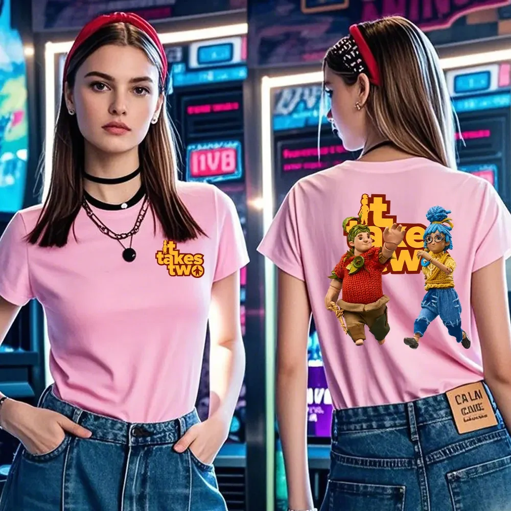 

Cody and May It Takes Two Футболка Мужчина Женщина Игровая хлопковая футболка с рисунком Подруга-бойфренд Одежда для пар Жена Муж Топы
