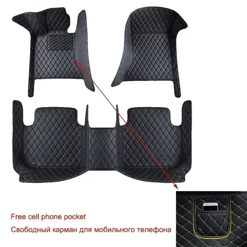 Customized Car Floor Mats for Audi Q7 4 Seat 5 Seat 2006-2015 2016-2019 Interior Details Accessories