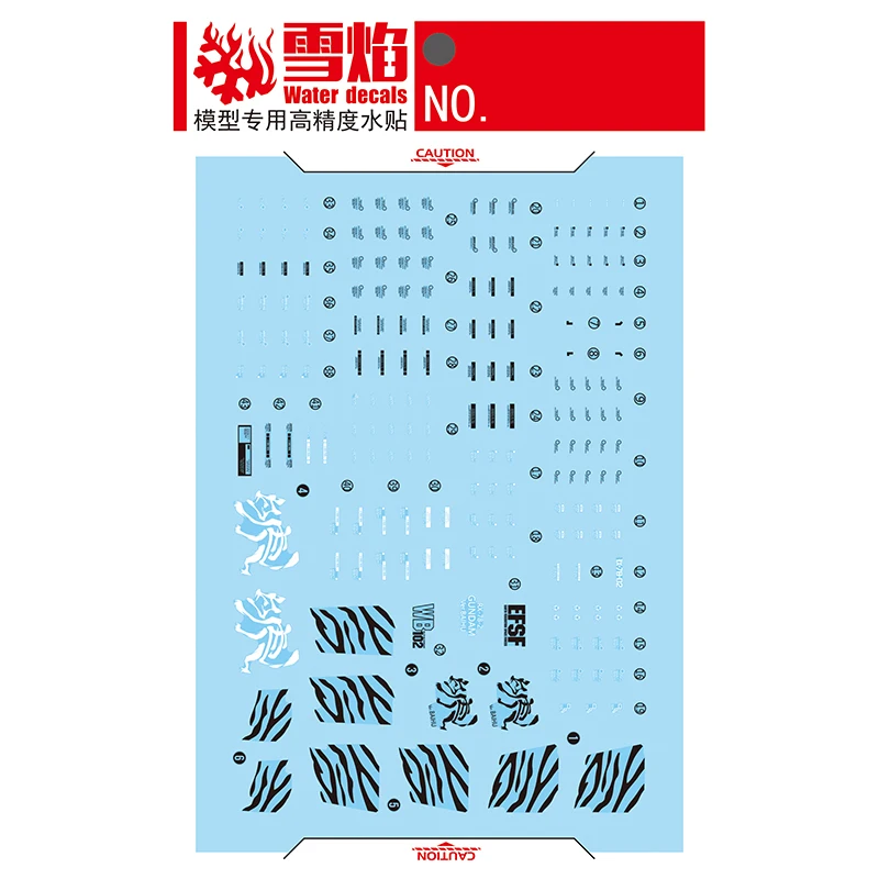 Model Decals Water Slide Decals Tool For 1/144 EG RX-78-2 Ver BAIHU Sticker Models Toys Accessories