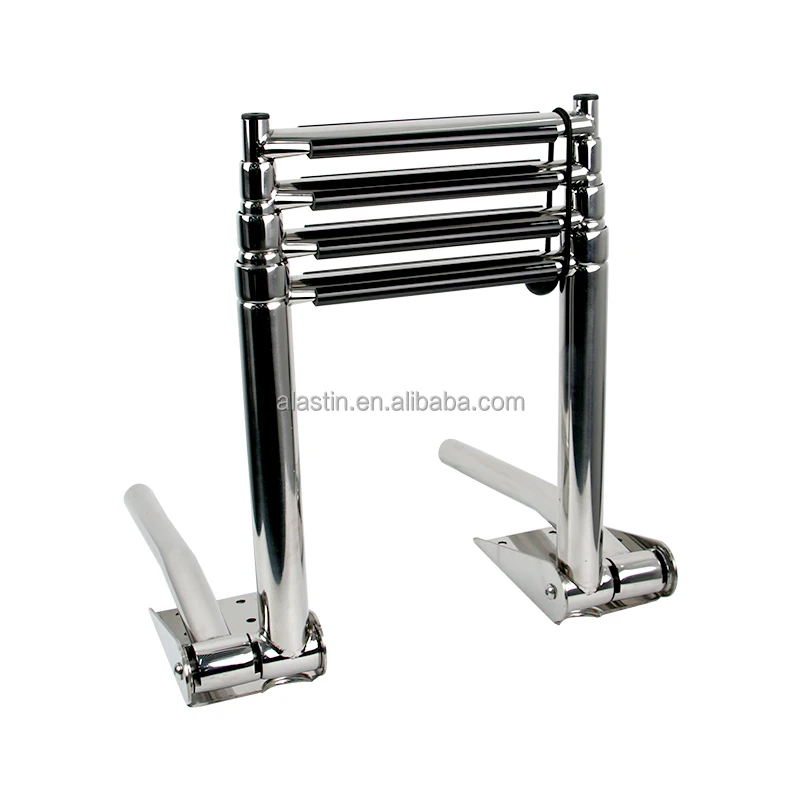 

Hot Sale Folding Boat Ladder Mirror Polished Stainless Steel 316/304 for Boat2025