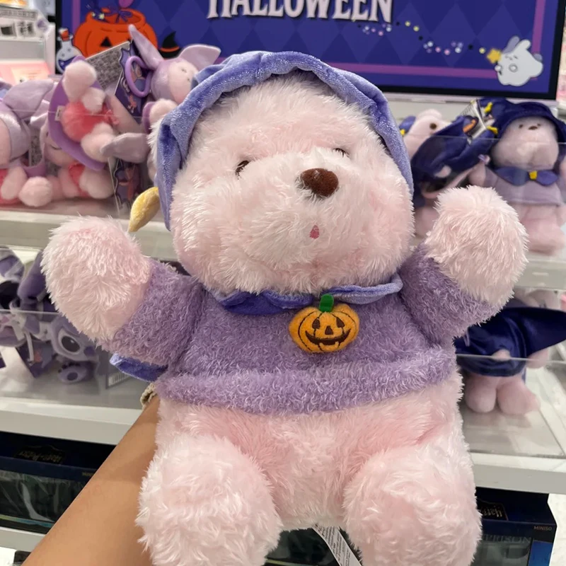 حقيقية الكرتون غرزة ويني هالوين اليقطين أفخم الطرفية دمية يدوية الصنع صديقها صديقة هدية عيد ميلاد #6