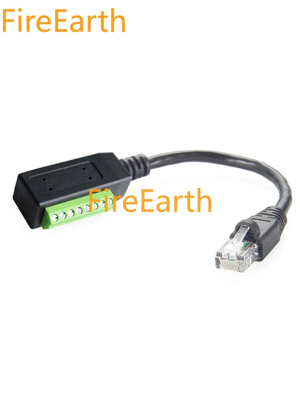 

RJ45 8P8C Male to 8Pin Solderless Terminal Block Cable RJ45 to Screw Terminal Block Adapter Screw Terminal Breakout Board