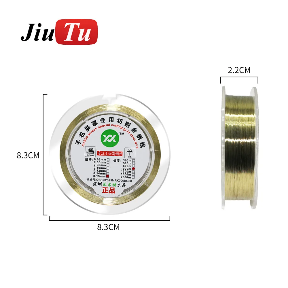 Gold Wire 0.05 0.06 0.08 MM For iMac Mobile Phones Tablets Computers Screen Separation Cutting Line