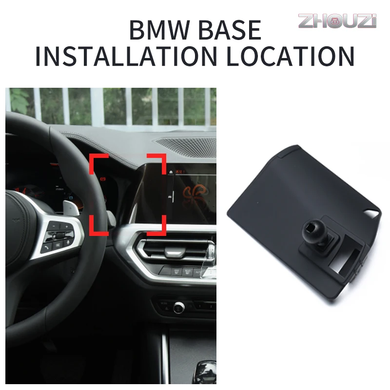 Car Mobile Phone Holder For BMW New 3 Series G20 G28 320i 325i 330i 2020 Special Mounts GPS Stand Gravity Navigation Bracket