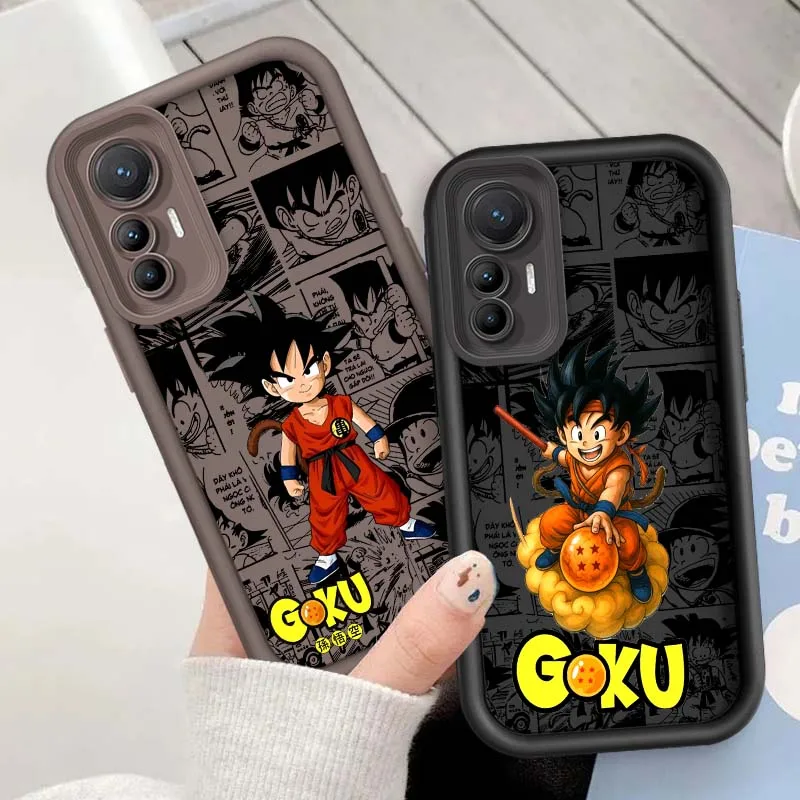 

Trendy Dragon Ball Son Goku Phone Case For Xiaomi Mi 15 14 14T Redmi 13 13T 13C 12C 14C 12 12T 11 11i Lite Pro 5G Eye Ladder