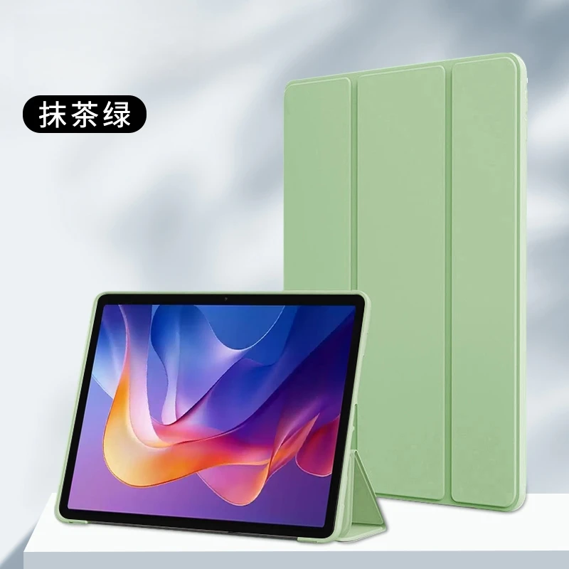 

Чехол для Xiaomi RedMi Pad 2 Pro, 12,1 дюйма, 2025/Xiaomi POCO 12,1/Redmi Pad Pro 2024, тройной магнитный чехол из ТПУ с подставкой для планшета, принципиально