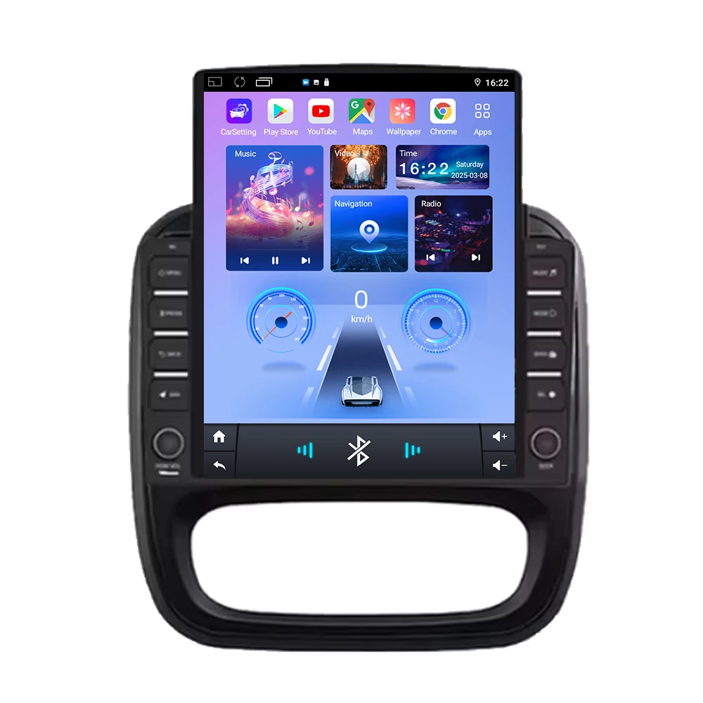 9.7 inch Auto Android Voor Renault Trafic 3 14-21 Voor Opel Vivaro B2 din Carplay GPS Navigatie intelligente Systeem Touchscreen - afbeelding 2