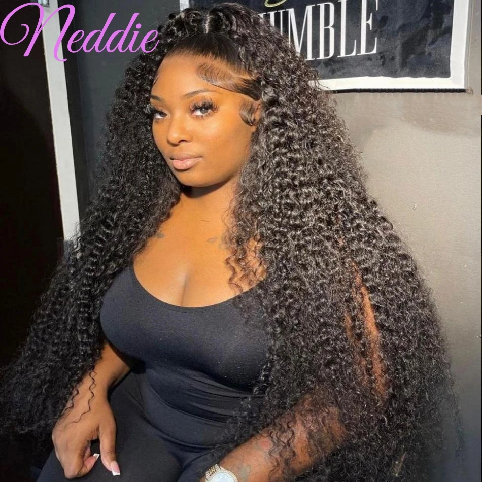 Curly Wigs Lace Frontal wig 13x6 HD Transparent Human Hair 100% Natural 30 40 Inch Deep Wave Brazilian Wigs Lace Front wigs