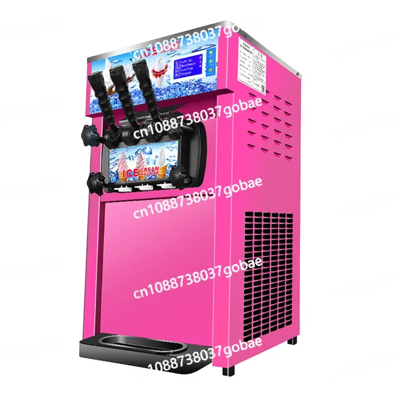 Soft Ice Cream Machine Desktop Commercial Small Ice Cream Machine Stainless Steel Ice Cream Machine Sample ZHIMei Directly