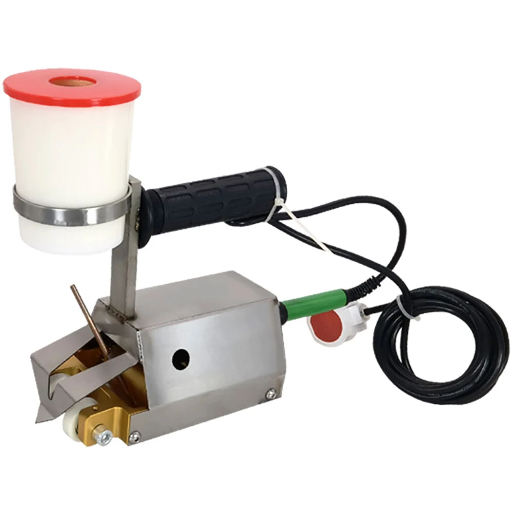 

Полуавтоматическая портативная машина для сращивания шпона 220 В, однолинейный двухлинейный инструмент для сращивания шпона 60 Вт