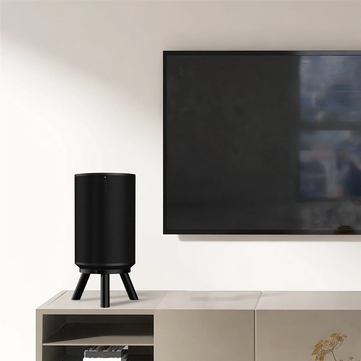 Suporte de mesa para sonos era 100, alto-falante de som, rack de metal resistente, acessórios de alto-falante, preto jdj