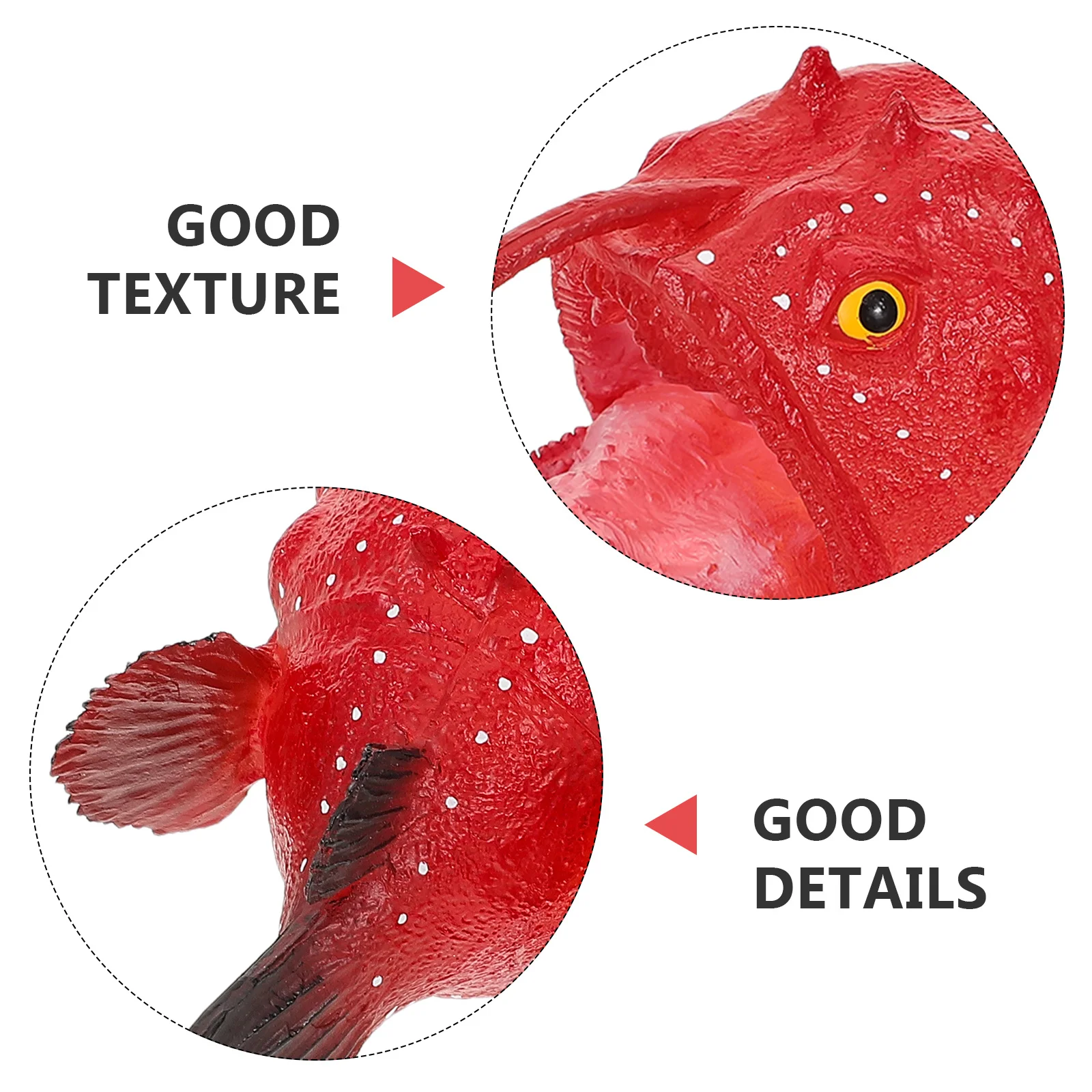 1 pz mini figure realistiche pesci d'altura per bambini apprendimento scientifico forniture per feste sull'oceano gioco sensoriale biologia marina