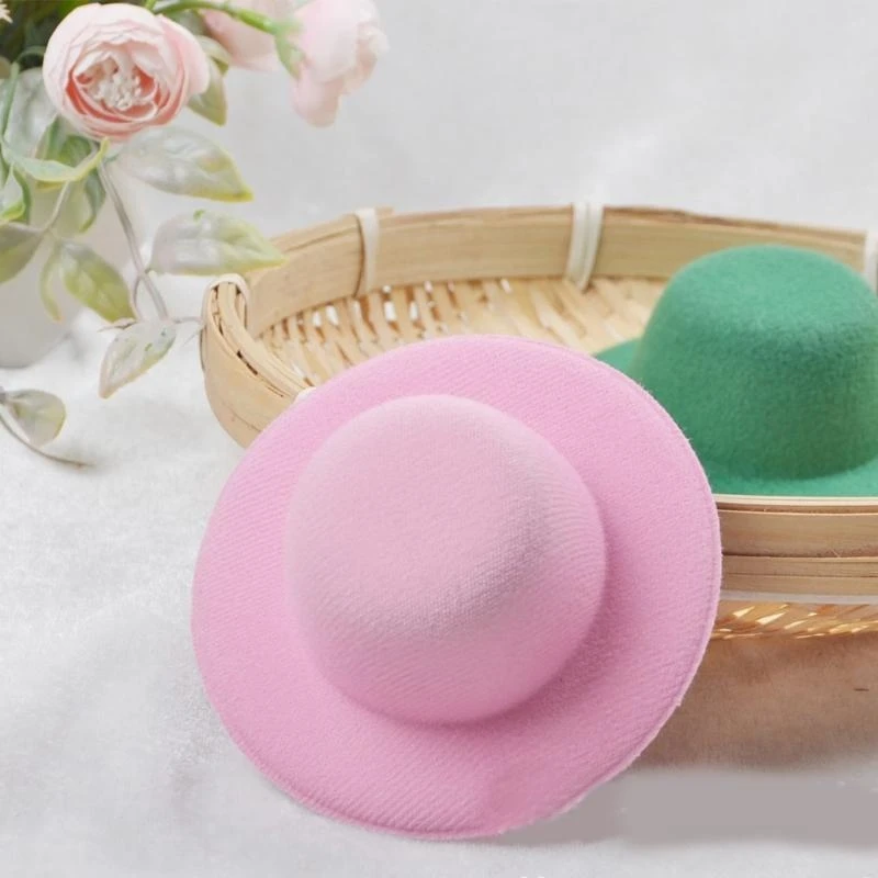 400A Elegant Fascinator Hat Base Round Saucer for Tea Party Costume French Fascinator Base Perch
