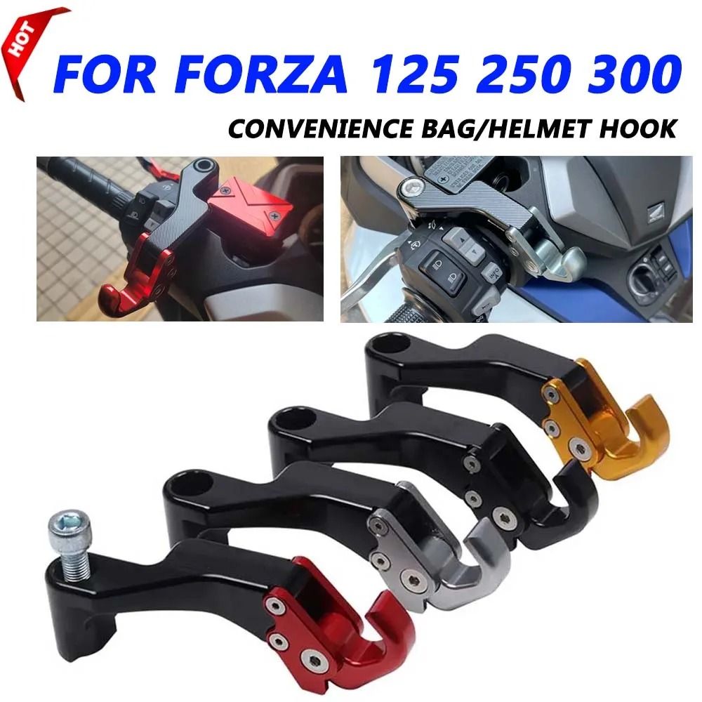 Foldable Luggage Bag Hook Claw Hook For Honda Forza125 Forza250 Forza300 NSS300 Forza 125 250 300 Accessories 2018 + Helmet Hook