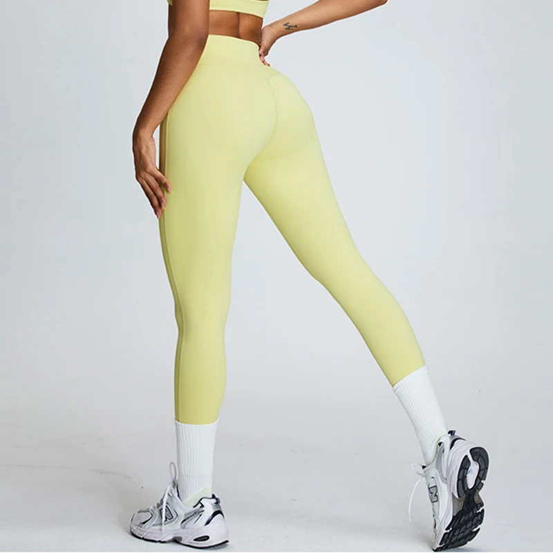 Hearuisavy High Waist Workout Pants Women Fitness Yoga Clothing Running Tights Female Push Up Sports Leggings Gym Leggings Woman