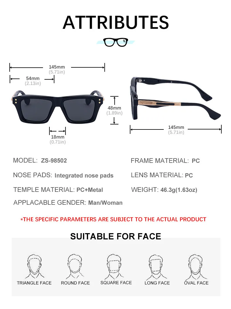 Klassische Steampunk Quadratische Sonnenbrille für Herren 2026 Luxusmarke Mode Outdoor Punk Sonnenbrillen für Männer Retro Fahrbrillen – Detail 8