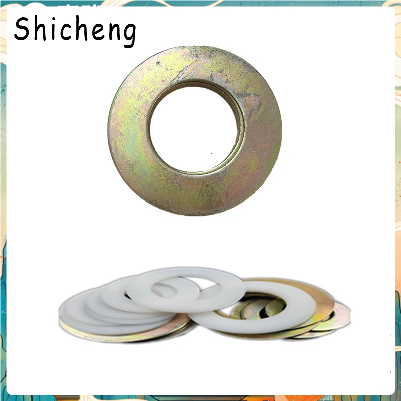 

10pcs Excavator Shims Bucket Shaft Pad Metal Iron Pad Round Wear-Resistant Thickened Gap Steel Plate Bucket Pin Wear Parts