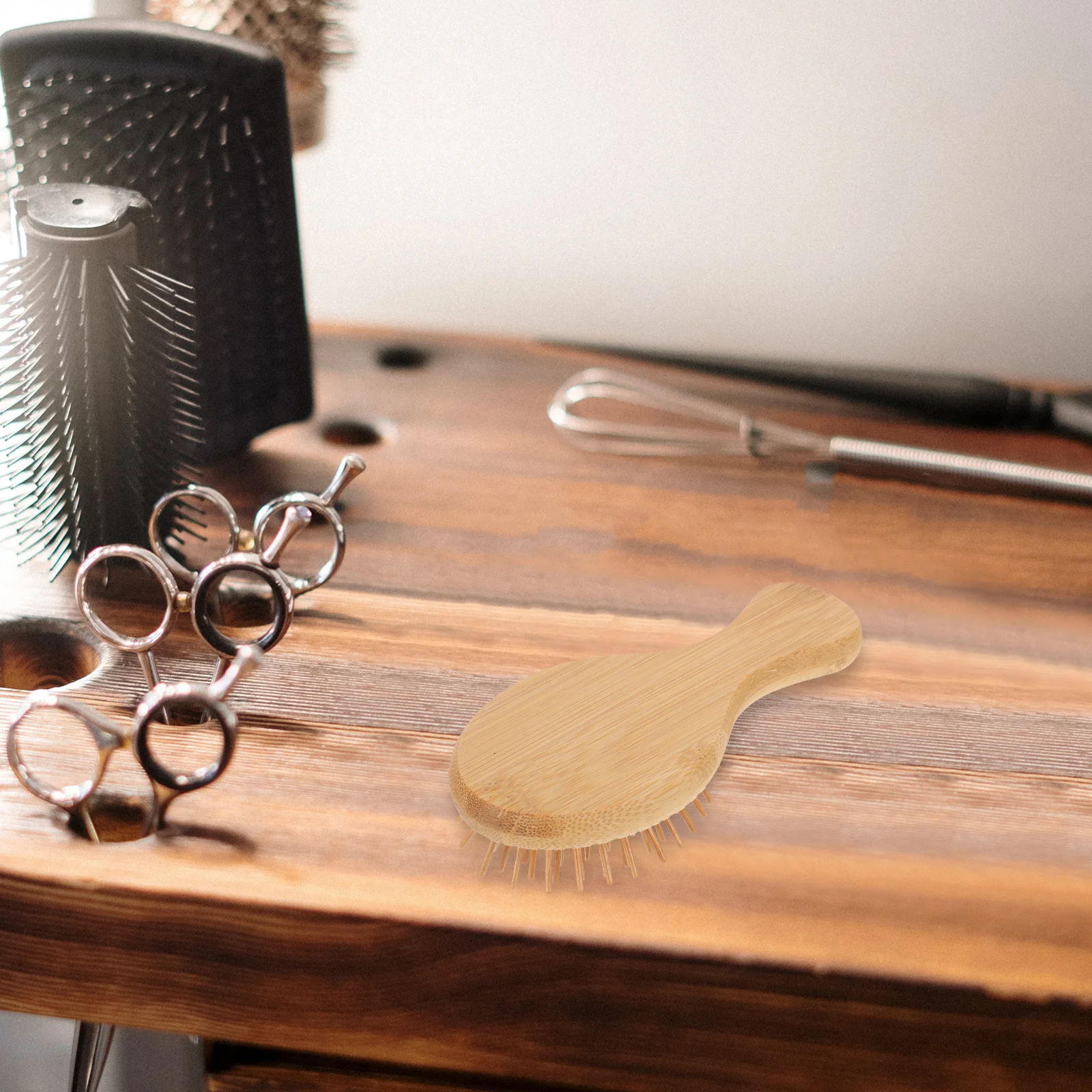 

2pcs Massage Portable Oval Wooden Combs For Scalp Relaxation Lightweight Travel Hairdressing Cushion Massager Styling Combs