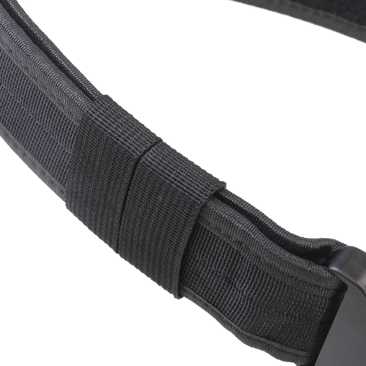 حزام Combat Gear Utility مصنوع من النايلون الأسود شديد التحمل وحافظات الاحتفاظ المزدوجة وقابلة للتعديل ومريحة #5