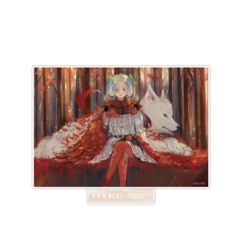 HYKE: Northern Lights 15CM Acrylic Stand Model Figure Cosplay Plate Holder Topper Birthday Fans Christmas Desk Gift Keychain