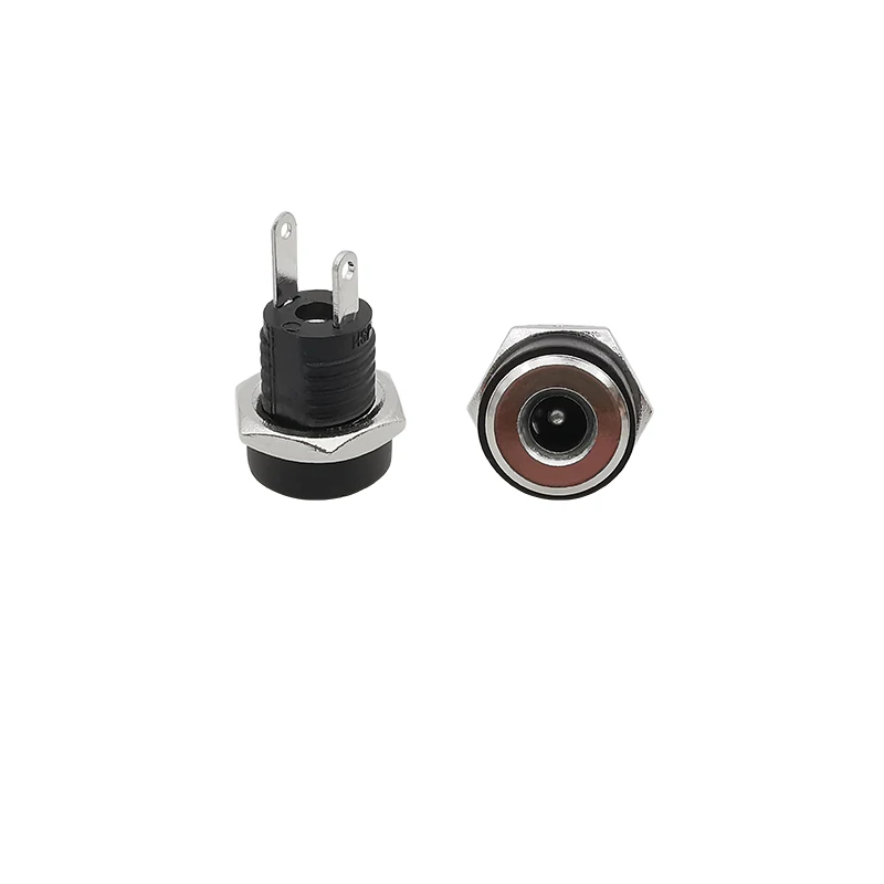 3.5 x 1.35mm DC Power Male Female Connector Soldering Type DC Plug Jack Socket Nut Panel Mount Connector 3.5x1.35mm