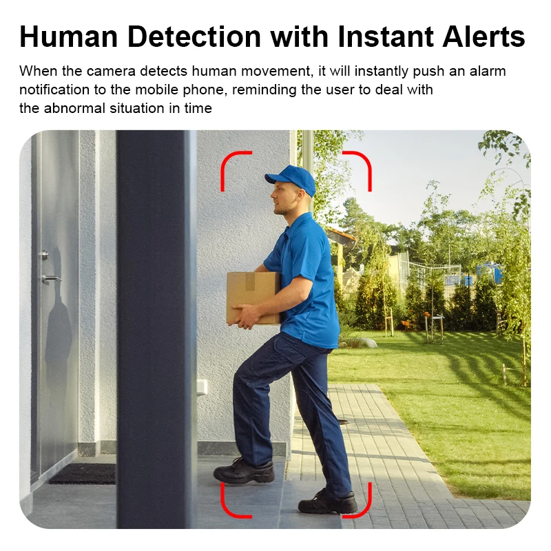 Vstarcan Security Bullet Camera 3MP Outdoor Waterproof Vandal-proof AI Humanoid Absent Detection Wifi Smart Home