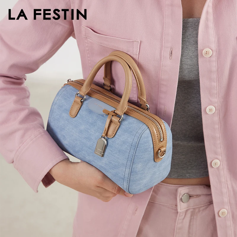

LA FESTIN Original bags for women trend 2025 Boston Bag Luxury Designer Handbag New Shoulder Bag Crossbody Bags
