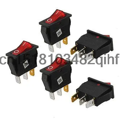 5 Pcs Spst On Off A…