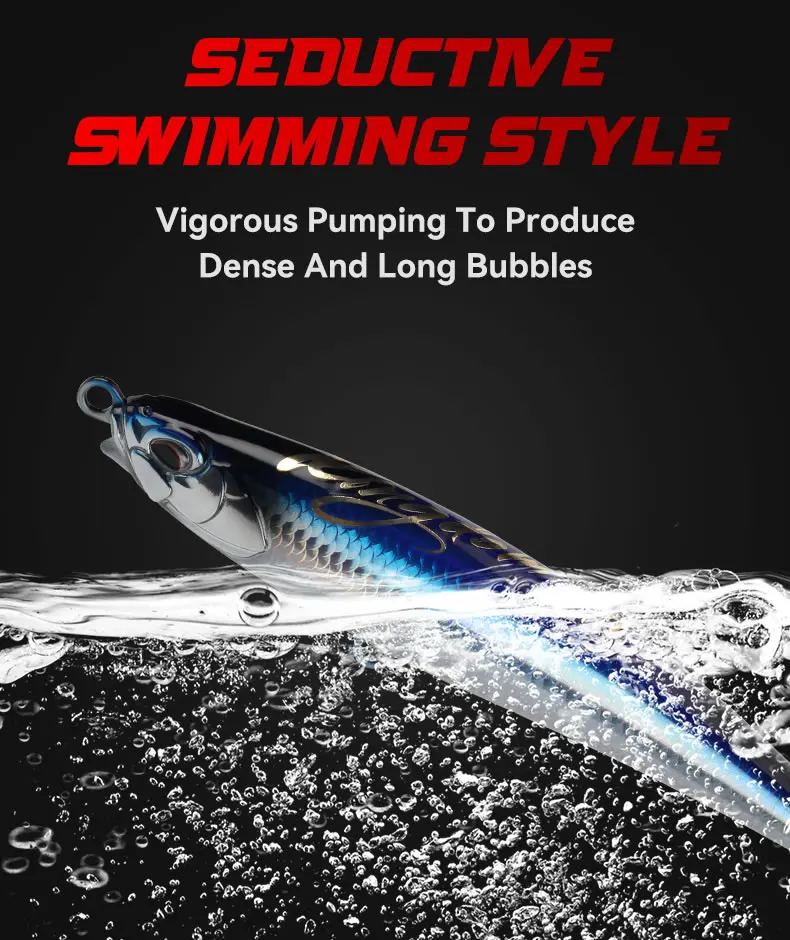 YOOFISH GT Schwimmender Bleistift Meeresangelköder 160 mm 180 mm 200 mm 40 g 52 g 71 g Z Action Künstlicher harter Köder Wobbler Salzwasserköder – Detail 5