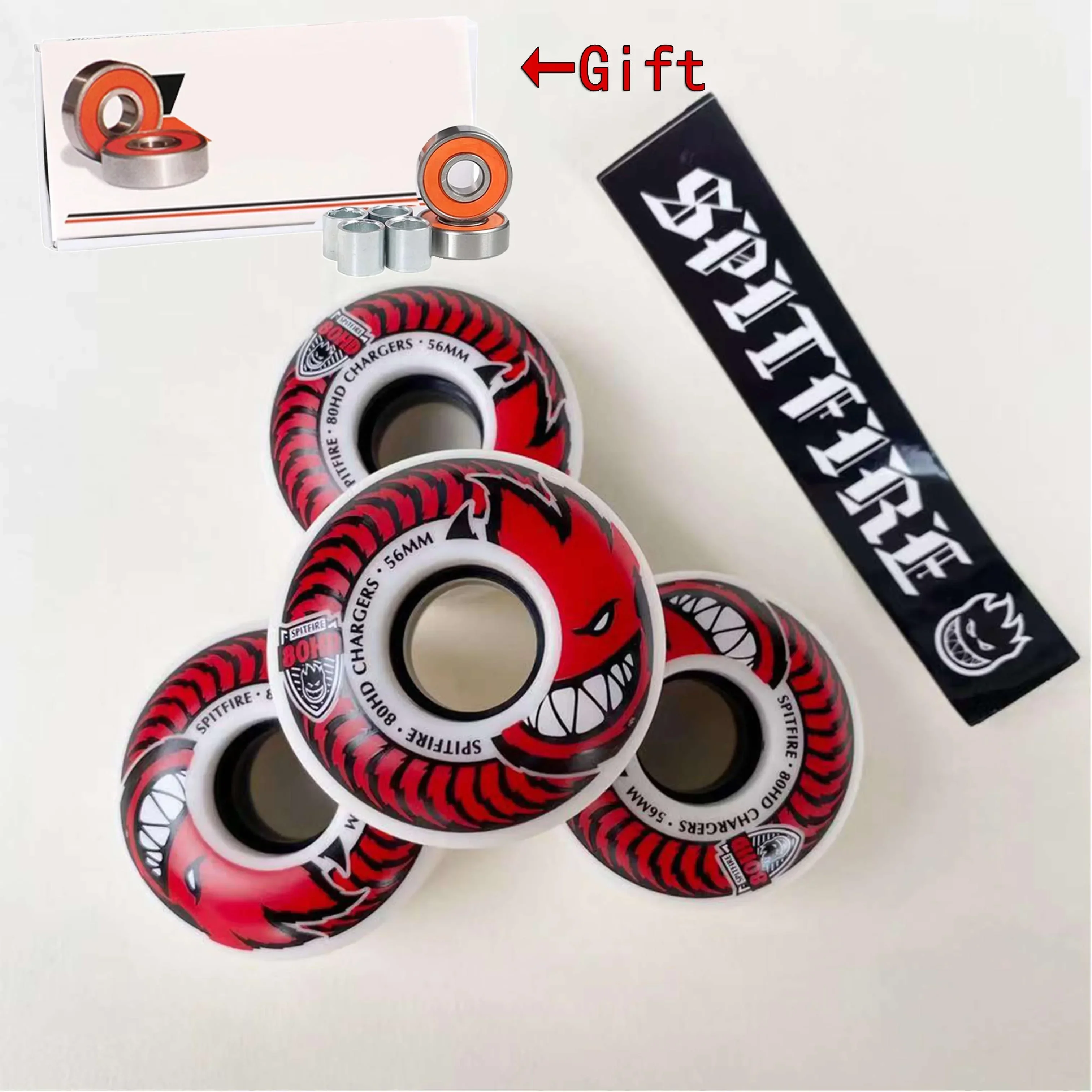 Originele Spitfire skateboard wielen 52mm 101duro 53mm 54mm 56mm 99duro 80HD skateboard wiel voor skateboard MAVEN Lager