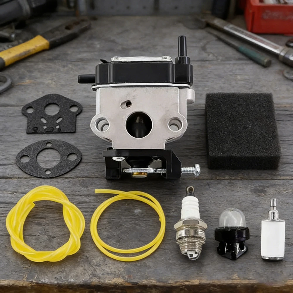 

Комплект карбюратора для воздуходувок Tanaka RB24EA RB24EAP RB24EAS TRB24EAP 23.9cc, включает воздушный фильтр, 2 прокладки, 2 топливных шланга