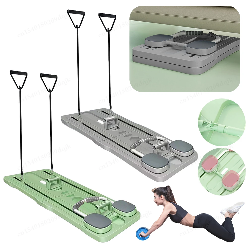 4 In1 Fitness Board Multifunctional Exercise Machine Non Slip Abdominal Board Push Up Board Automatic Rebound Home Gym Equipment