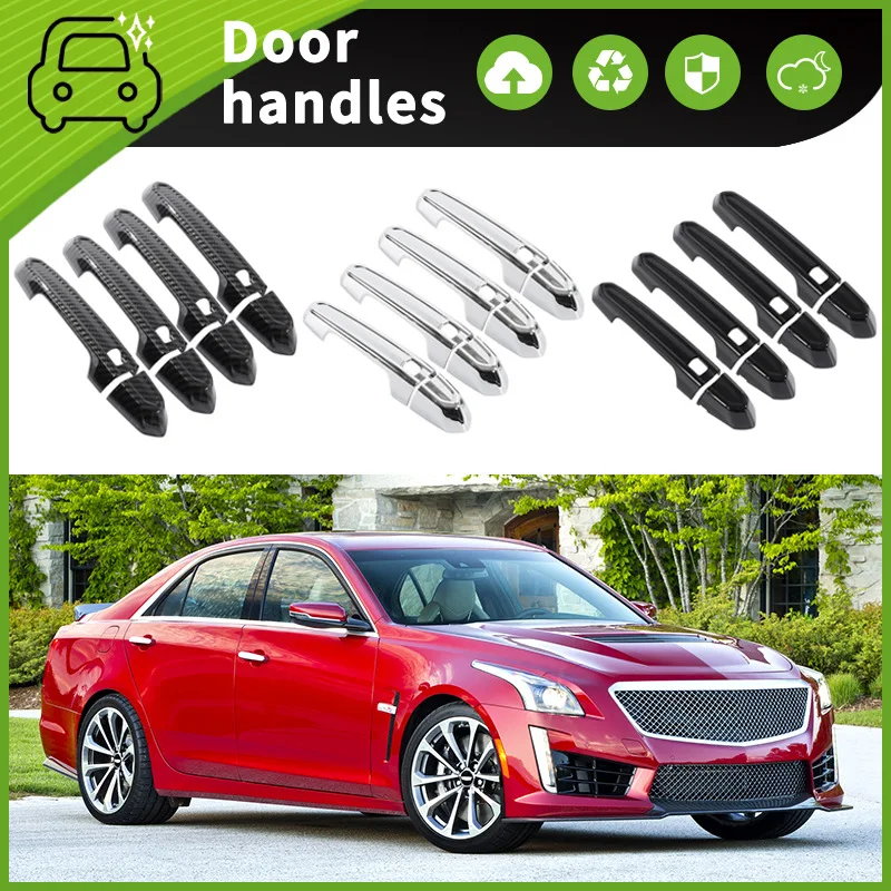 Suitable for 14-16 Cadillac CTS door bowl handle decorative door handle scratch-proof accessories