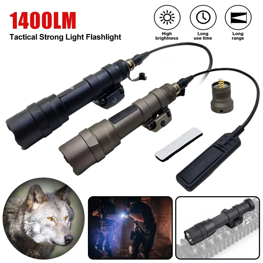 

Tactical SOTAC M600DF Strong Light Flashlight 1400 Lumens High lumen Long Brightness Outdoor Lighting Flashlight