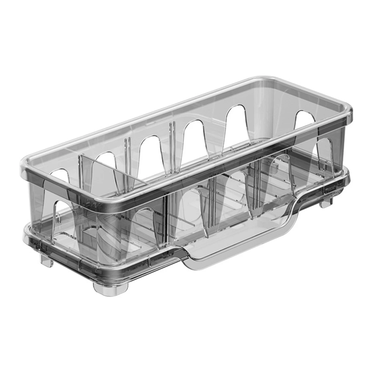 Automatic Drainage System Kitchen Storage Removable Divider Sink Drain Rack Customizable Storage Layout Kitchen Storage
