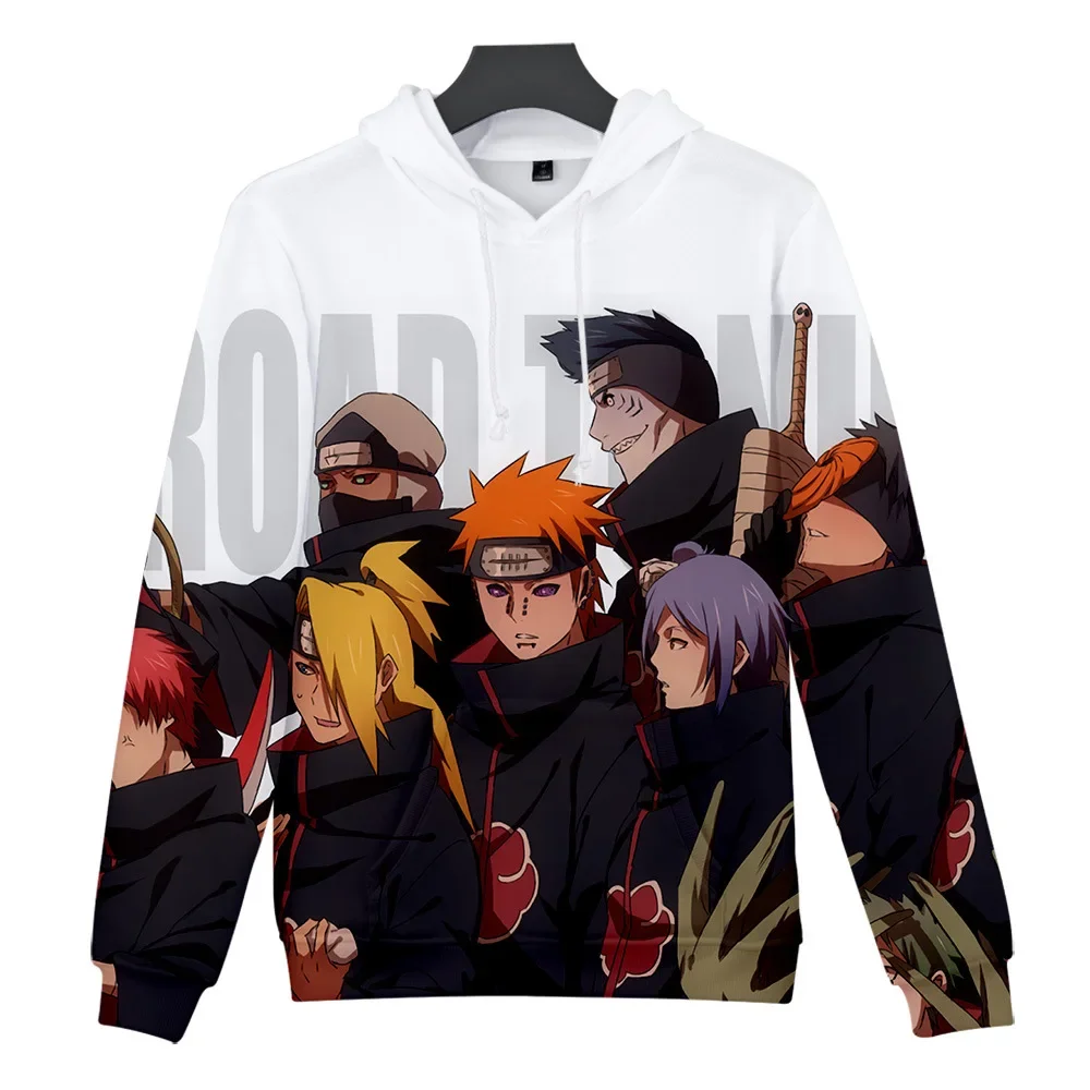 Naruto Shippuden Boys Girls Hoodie Uchiha Itachi Men's Hoodie 3D Print Kakashi Pullover Sasuke Men's Hoodie MINISO Mens Clothing