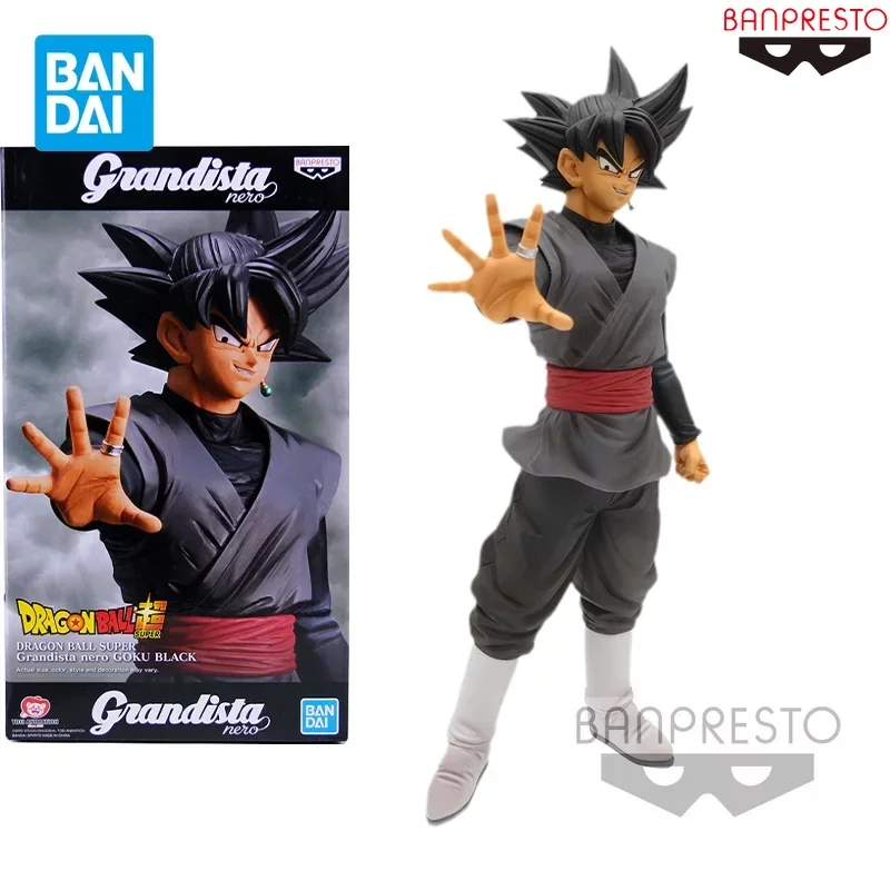 

Bandai BANPRESTO Original DRAGON BALL SUPER Anime Figure Grandista Nero GOKU BLACK Action Figure Toy Gift Collectible Model