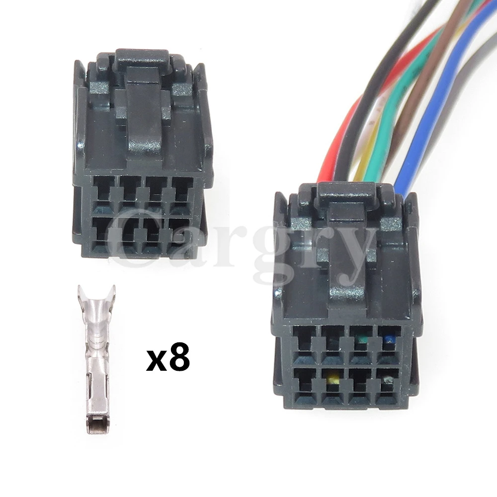 

1 Set 8P 174044-2 Car Window Lifter Electric Cable Unsealed Socket Automobile Starter Wire Connector