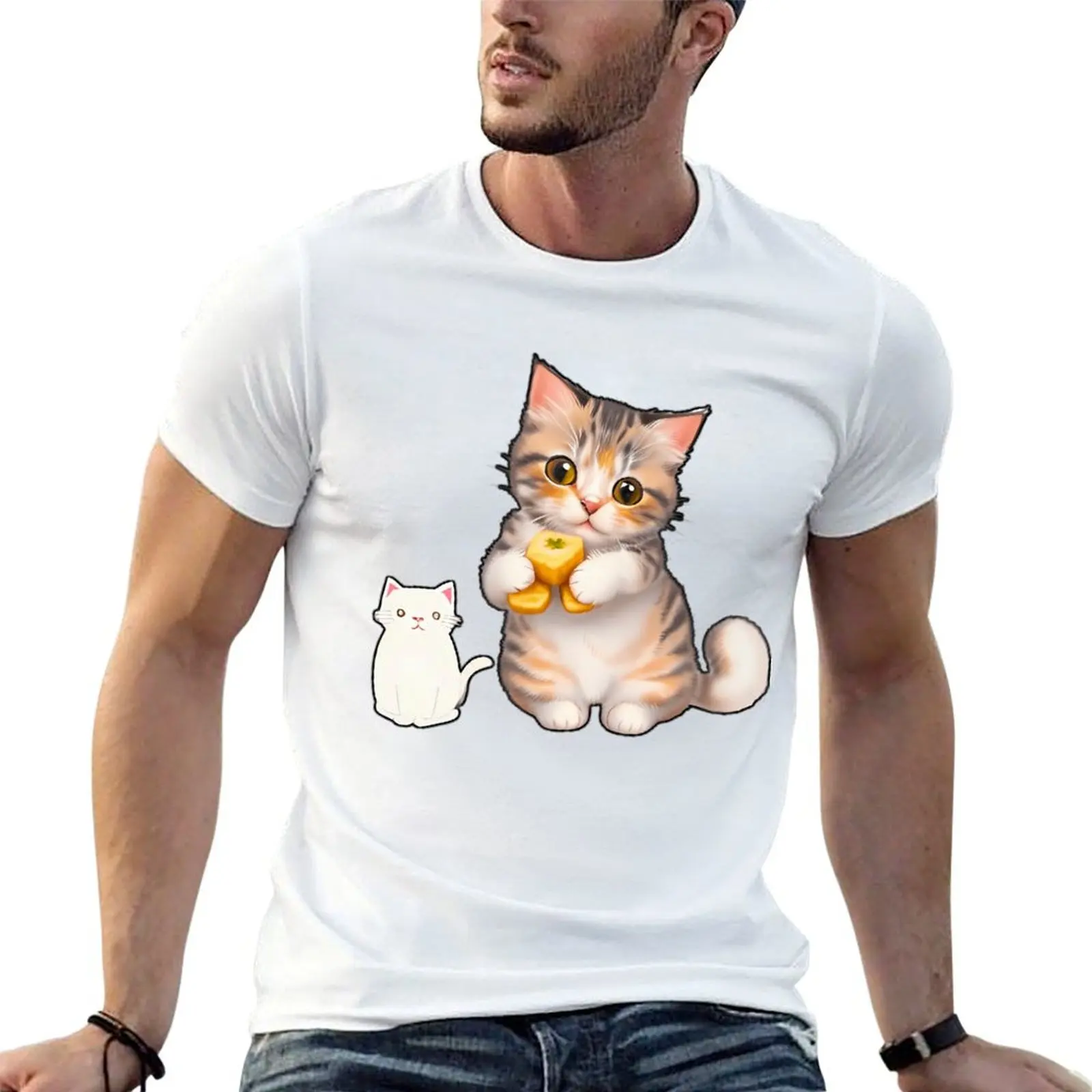 Tater tot cat Bonkers T-Shirt Vintage Style Printed Top