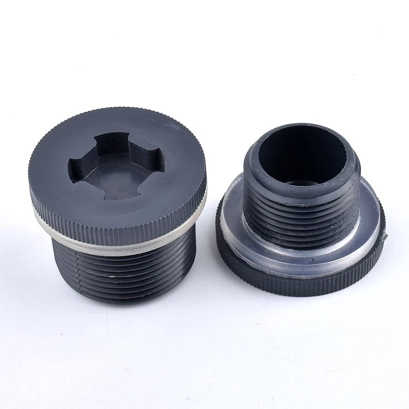 1~10Pcs 25-63mm PVC Water Tank End Plug Connectors Aquarium Fish Tank Adapter Water Drainage Intake Joint Garden Irrigation