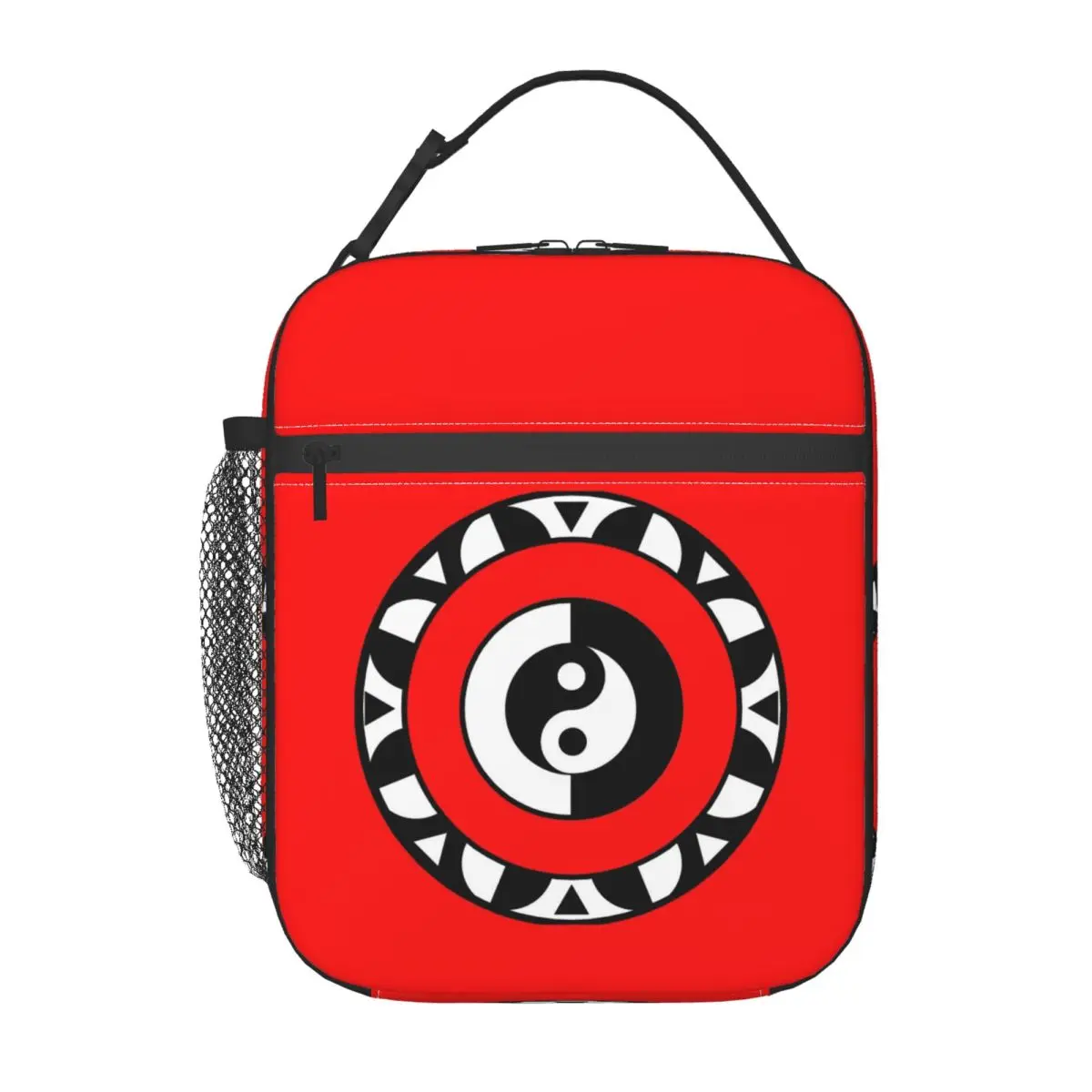 Bolsa térmica con diseño de Yinyang Bagua Tai Chi para mujeres y niños, cajas de comida a prueba de fugas, bolsa térmica para el almuerzo