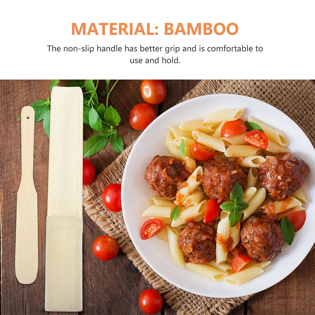 

Sliding Spoon Mold Bamboo Paste Molds Utensils Non-Slip Handle Easy Storage Meatball Making Tool For Home Restaurant