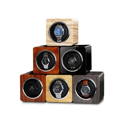 2024 New Single Watch Winder 1 Slots Watch Winder High Gloss Quiet Watches Box Mabuchi Motro Rotating Automatic Mechanical