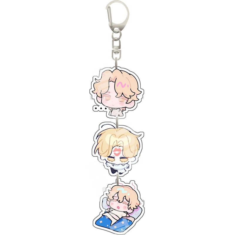 Diy بها بنفسك سلسلة مفاتيح مصنوعة من الأكريليك قلادة الزخرفية أنيمي سلسلة مفاتيح مصنوعة من الأكريليك للمرحلة الغريبة Luka Ivan Till Mizi Hyuna شخصية هدية 6 سنتيمتر