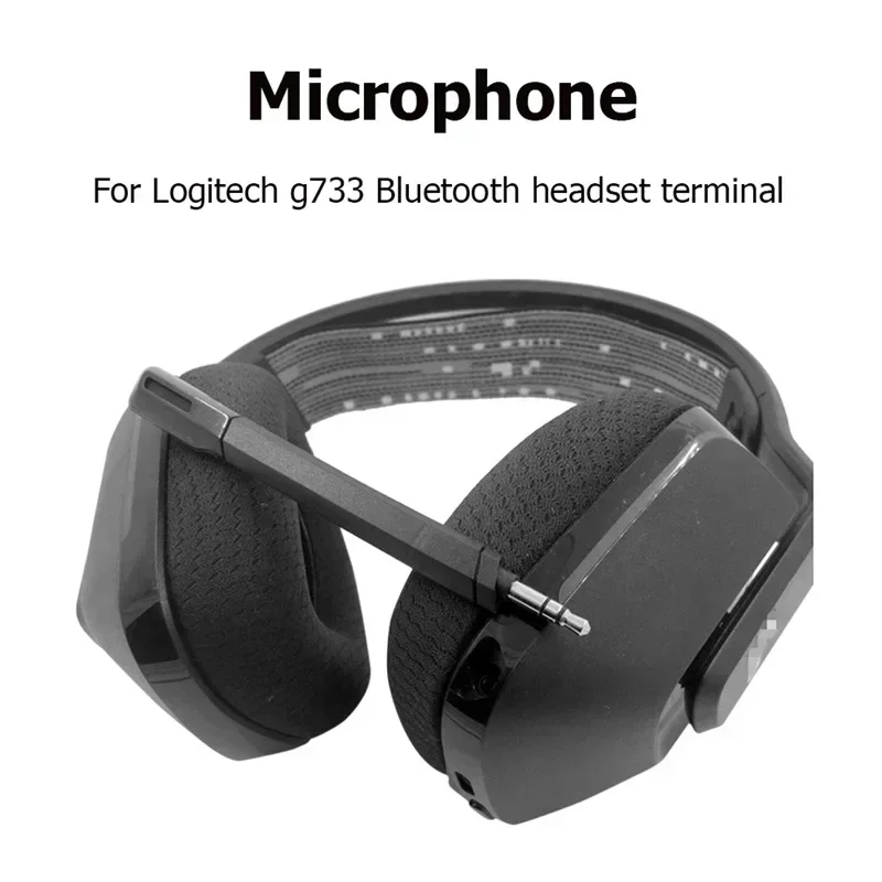 Replacement Game Headset Mic 3.5mm Microphone for Logitech G733 Lightspeed Wireless RGB Gaming Headphones with Voice Filter